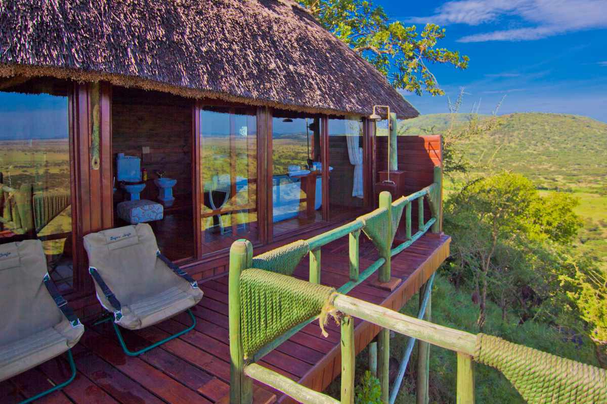 Safari lodge in Tanzania